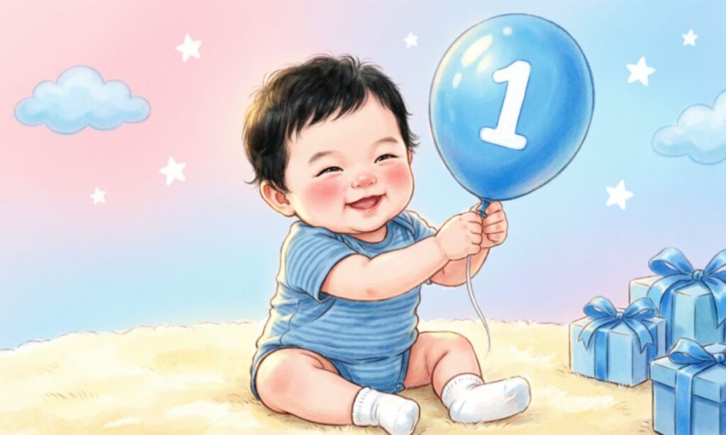 🎈-short-and-simple-1st-birthday-message-wishes-for-baby-boy-💙